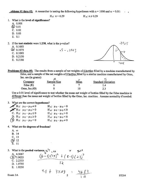 Statistics Problems