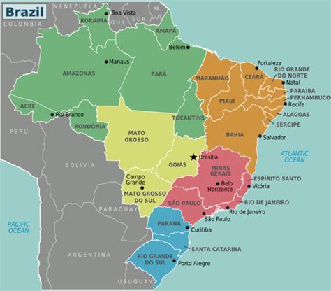 Geografia Do Brasil Estados Do Brasil Wikilivros