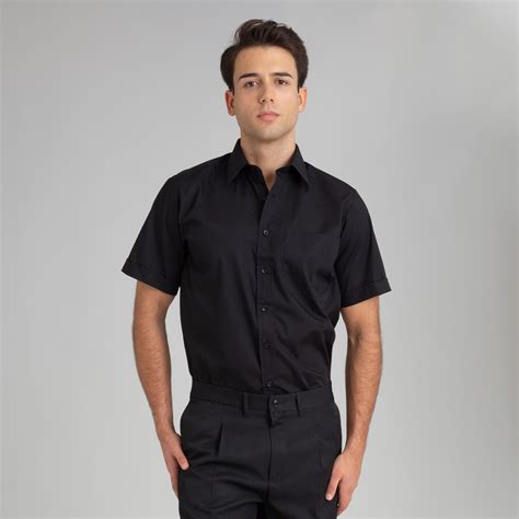 Camisa Hosteler A Manga Corta Hombre Negro Oferta X Almacenes