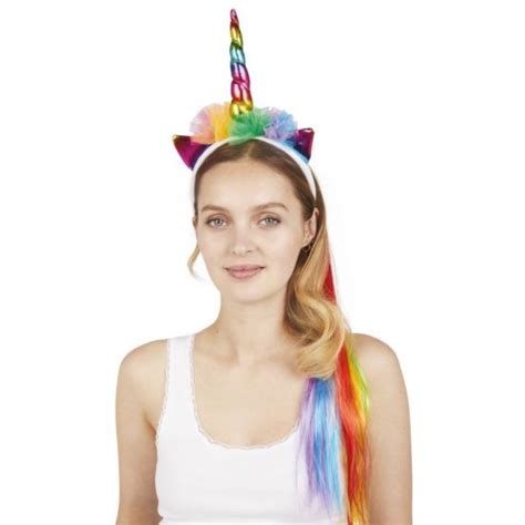 Set Licorne Arc En Ciel Accessoire Pas Cher Badaboum