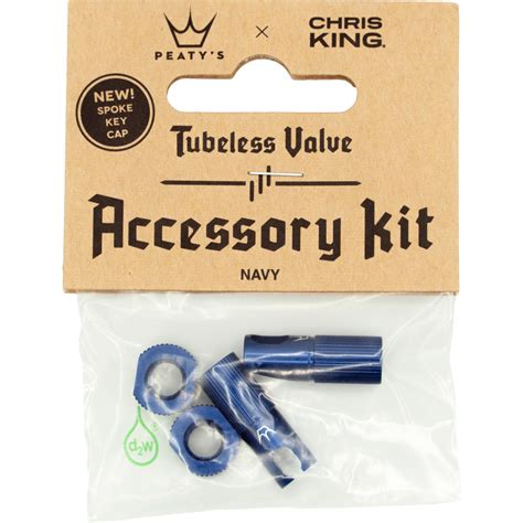 Peaty S X Chris King Tubeless Valves Accessory Kit MK2 Navy BIKE24