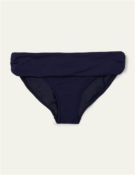 Classic Fold Bikini Bottoms French Navy Boden AU