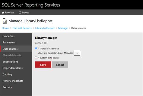 Configuring Microsoft Sql Server Reporting Services Ssrs Filehold Dms