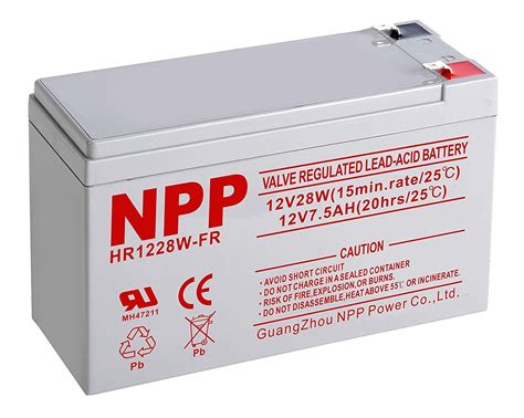 Npp Hr1228w 12v 28w（15minrate77°f） 12v 75ah 12volt 75 Amp Flame