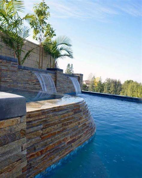 Relaxing And Beautiful Pool Waterfall Ideas Pool Waterfall Dream