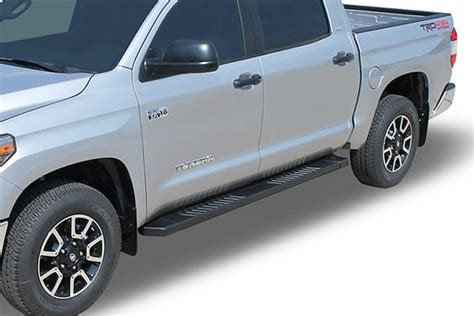 2007 2021 Toyota Tundra CrewMax OEM Style 6 Running Boards Black