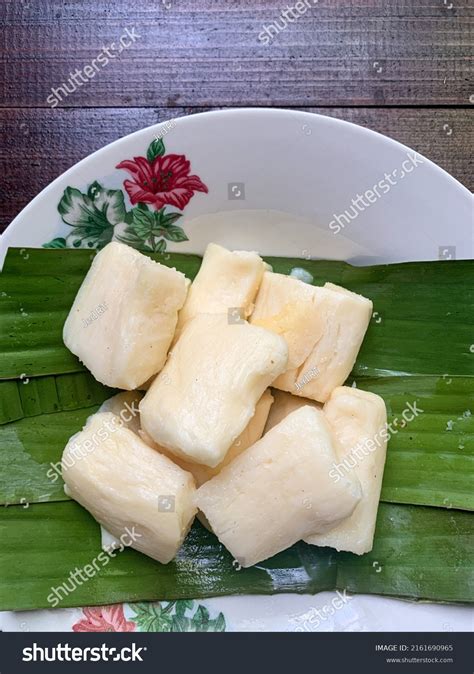 Tapai Ubi Fermented Tapioca Popular Malay Stock Photo 2161690965