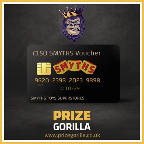 150 Smyths Voucher Prize Gorilla