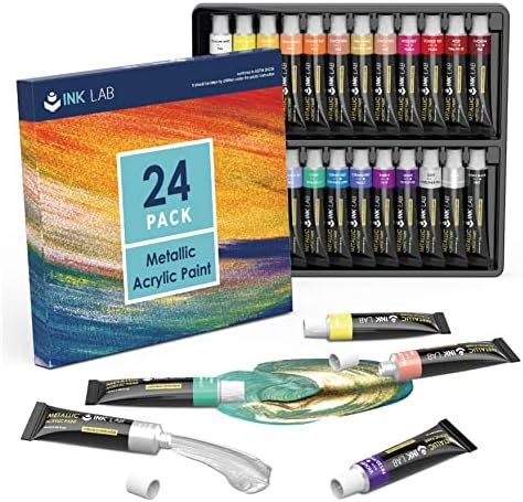 Pinturas Acr Licas Metalizadas Tubos Ml Set De Pinturas Acr Licas