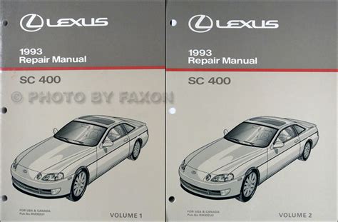 1992 1993 Lexus Ls400 And Sc400 Automatic Transmission Repair Manual Original