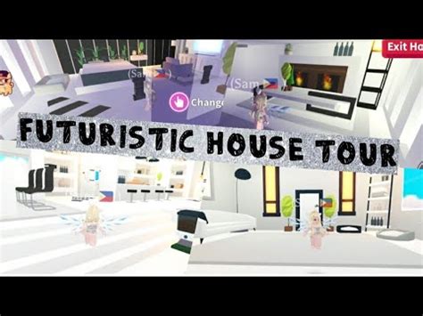 Roblox Adopt Me Modern Futuristic House Tour W Credits Youtube