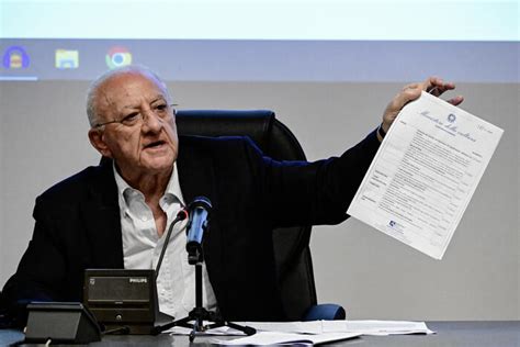 Regione Campania Presenta Ricorso Alla Corte Costituzionale Contro La