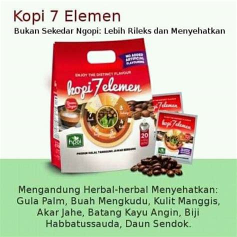 Jual Kopi 7elemen HNI Shopee Indonesia