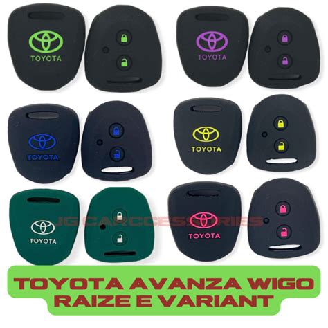 Toyota Avanza Wigo Raize E Variant Silicone Key Cover Lazada PH