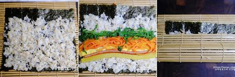 김밥맛있게싸는법 김밥재료 꽃김밥 미나리김밥 예쁜김밥 만들기