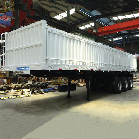 Side Wall Open Semi Trailer For Sale In Mauritania Titan Vehicle