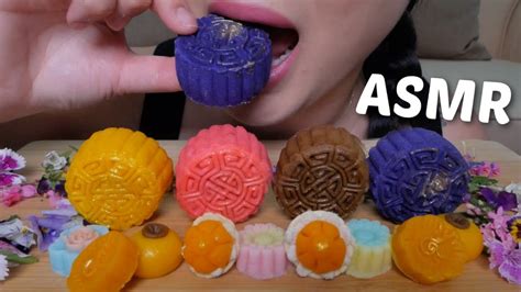 Mooncakes With Sweet Thai Desserts No Talking Eating Soft Relaxing Eating Sounds Ne Lets Eat