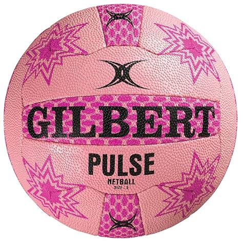 Gilbert Pulse Womens Match Netball Pink Size 4 Uk Sports