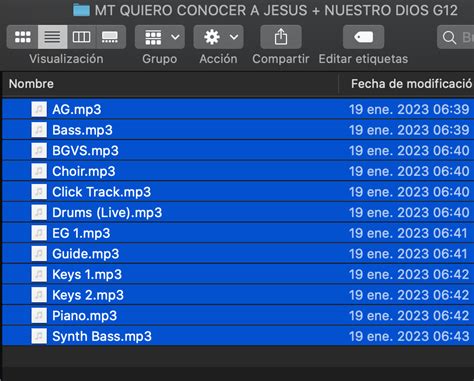 Multitracks Generación 12 Quiero Conocer A Jesús Yeshua Nuestro