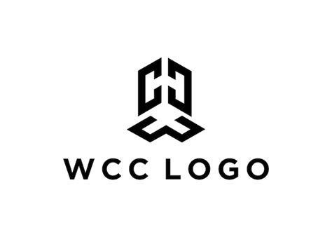 Premium Vector | Wcc logo design vector illustration