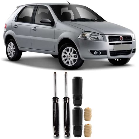 Amortecedor Kit Batente Fiat Palio Traseiro 1996 Até 2012 O Par em