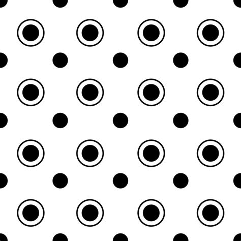 Black And White Circle Dot Vector Pattern 10383911 Vector Art At Vecteezy