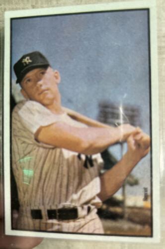 Bowman Reprint Mickey Mantle Mint Ebay