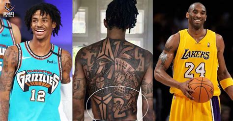 Memphis Grizzlies Star Ja Morant Dedicates Two New Tattoos To Kobe