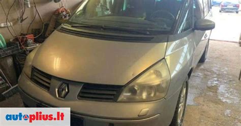 Renault Espace Dalimis Odinis Salonas Yra 2004 05 M A15254553