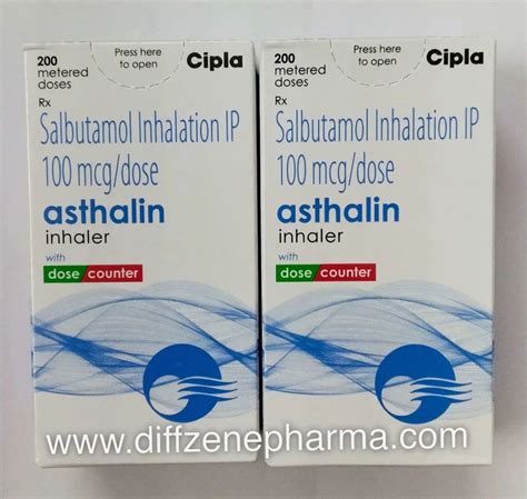 Salbutamol 100mcg Dose Asthalin Inhaler 200 At Rs 140 In Bardoli ID