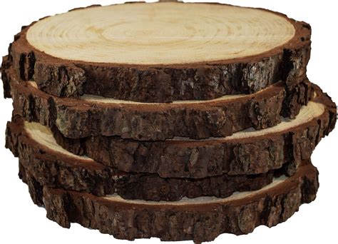 Amazon Pack Round Rustic Woods Slices Unfinished Wood