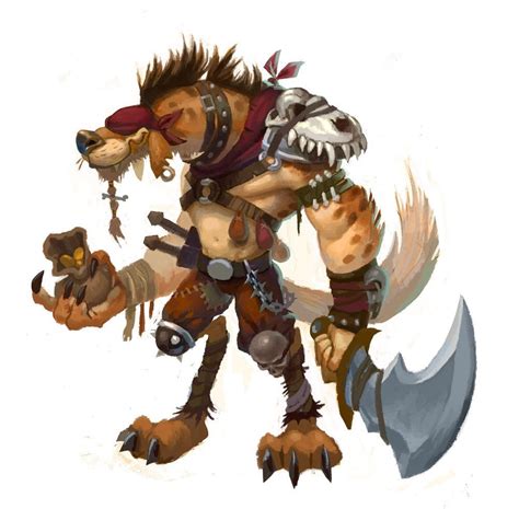 Mercenary Gnoll! by me. : r/wow