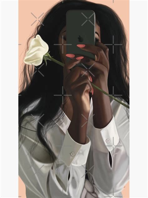 "Mirror Selfie" Poster for Sale by SyndellivyArt | Redbubble