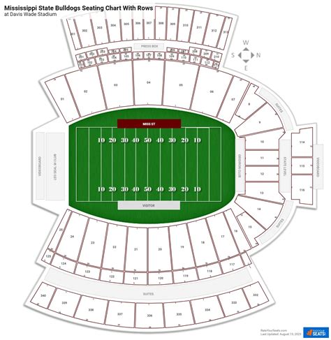 Davis Wade Stadium Seating Map | Elcho Table