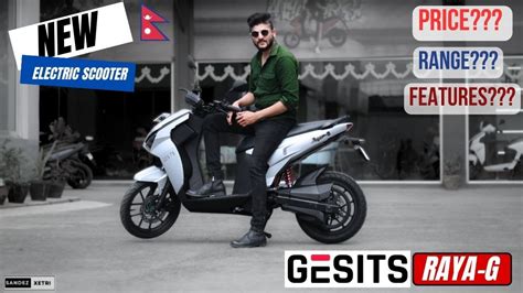 Gesits Raya G Electric Scooter In Nepal Gesits Raya G Price And