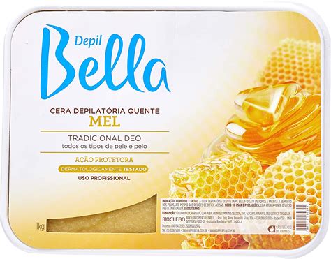 CERA QUENTE EM BARRA DEPIL BELLA 200G MEL E PRÓPOLIS Misstética