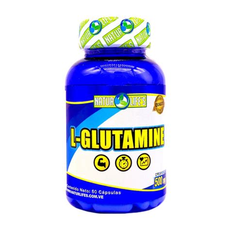 L Glutamine 500Mg 50 Capsulas Naturlife S