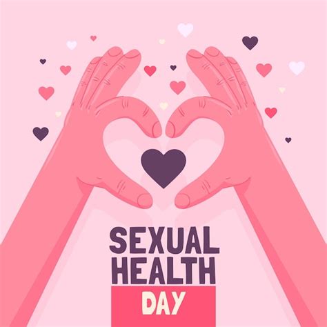 Fondo Del D A Mundial De La Salud Sexual Con Manos Vector Gratis