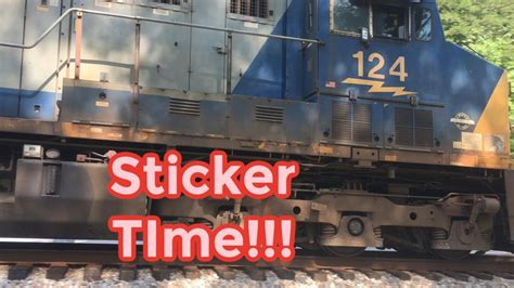 Saaweeet Clinchfield Sticker On Csx Leading B Love It Youtube