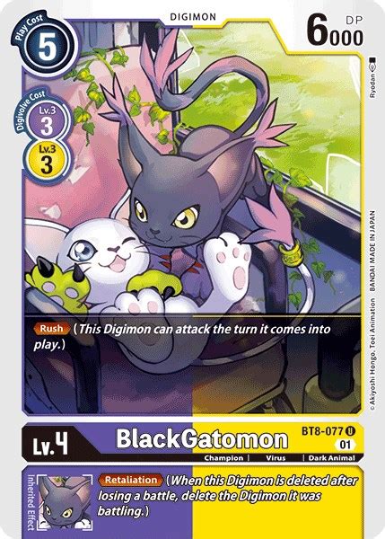 BlackGatomon New Awakening Digimon Card Game