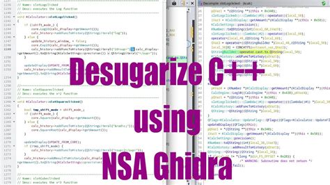 Desugarize C Using NSA Ghidra Decompiler August 2022 D24827a4