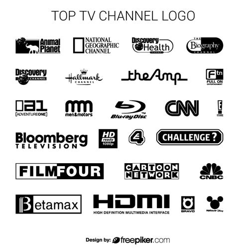 Popular Television Logos