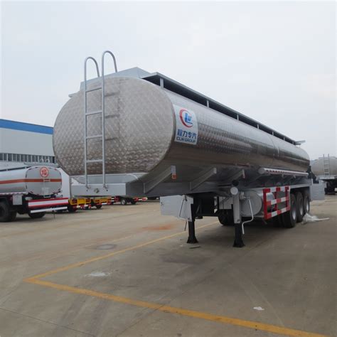 Supply 55 Cbm Aluminum Alloy Oil Tanker Semi Trailer Wholesale Factory