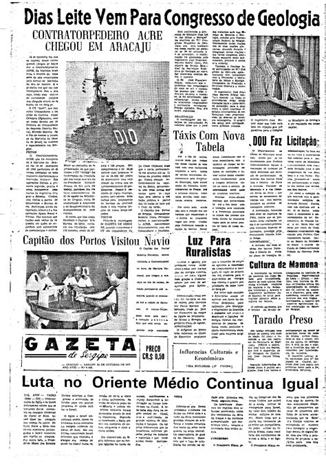 Jornais De Sergipe Gazeta De Sergipe