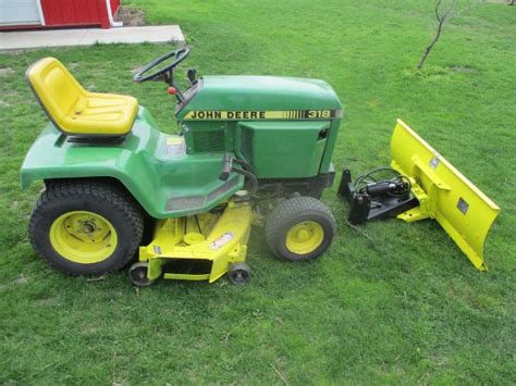 John Deere 318 Tractor 50 Mower Deck 54 Hydraulic Front Blade Weekend Freedom Machines