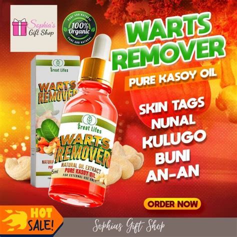 SGS Warts Remover Pure Kasoy Oil Serum Original Warts Remover Legit