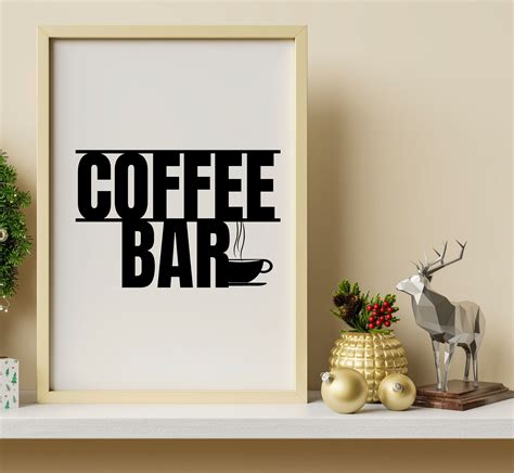 Coffee Bar Svgpng Coffee Bar Sign Svg Coffee Lover Coffee Station