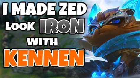 I Made A Zed One Trick Look Iron With My Kennen Mid 12 23 League Of