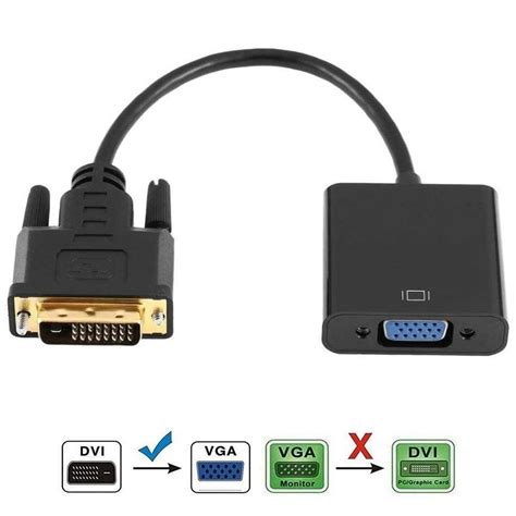 Adaptador Conversor Dvi D Para Vga Realtek Brasil Loja F Sica