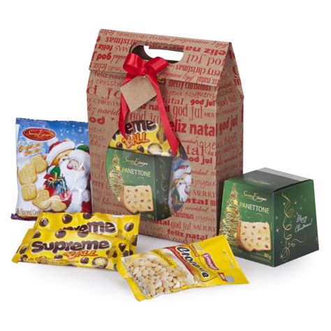 Kit Natal Inclui Panetone Frutas E Cookies Santa Edwiges Chocolate